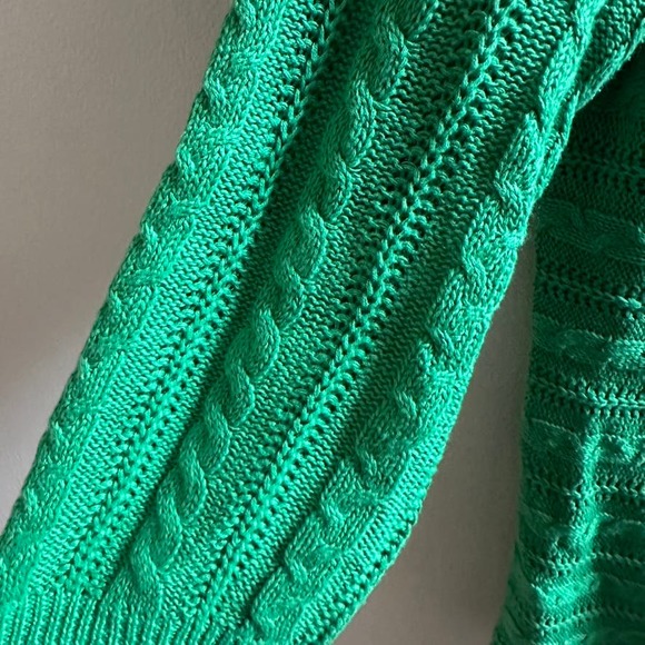 Chaps Classics Kelly Green Sweater L - Picture 5 of 6